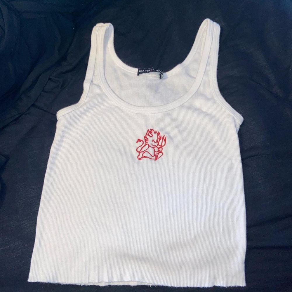 brandy melville graphic tank